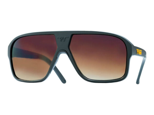 Pit Viper The Flight Optics Bankroll Fade mit brauen Gläsern und schwarzen Gestell