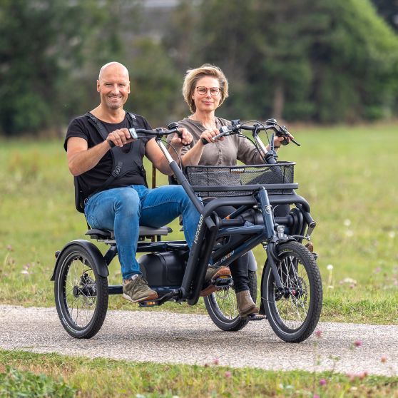 Van Raam Fun2Go Paralleltandem türkisblau matt