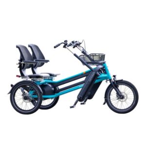 Van Raam Fun2Go Paralleltandem türkisblau matt