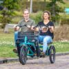 Van Raam Fun2Go Paralleltandem türkisblau matt